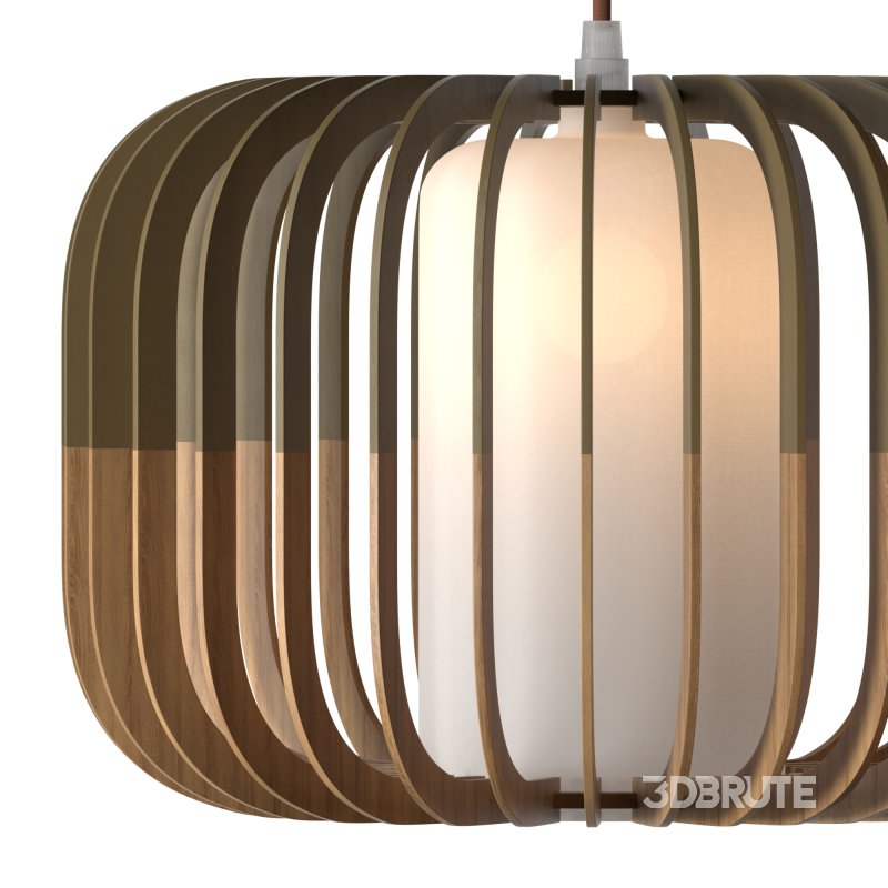 Nordic Wooden Pendant Lamp Image 5