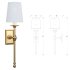 classic 19in tail sconce - Thumbnail 2