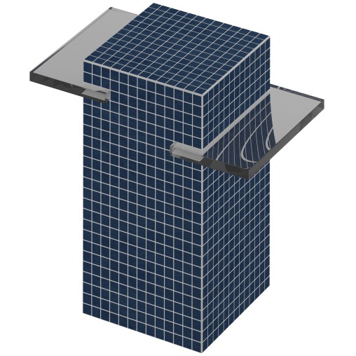 MT Bar cube tile table