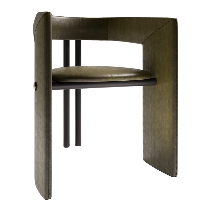 Luca Stefano leather chair Image 4