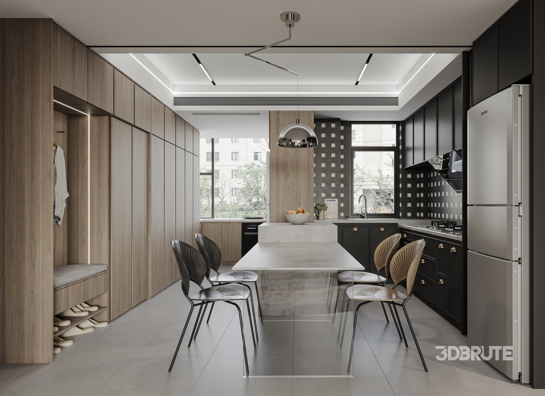 Modern apartment interior Image 1