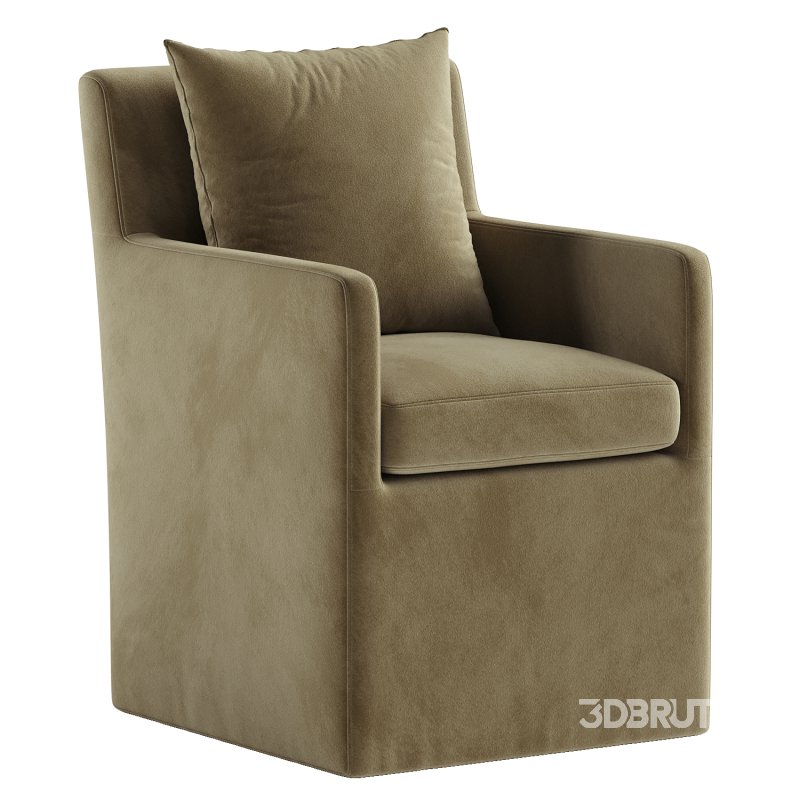 Glenrose Wheeled Dining Armchair Image 3