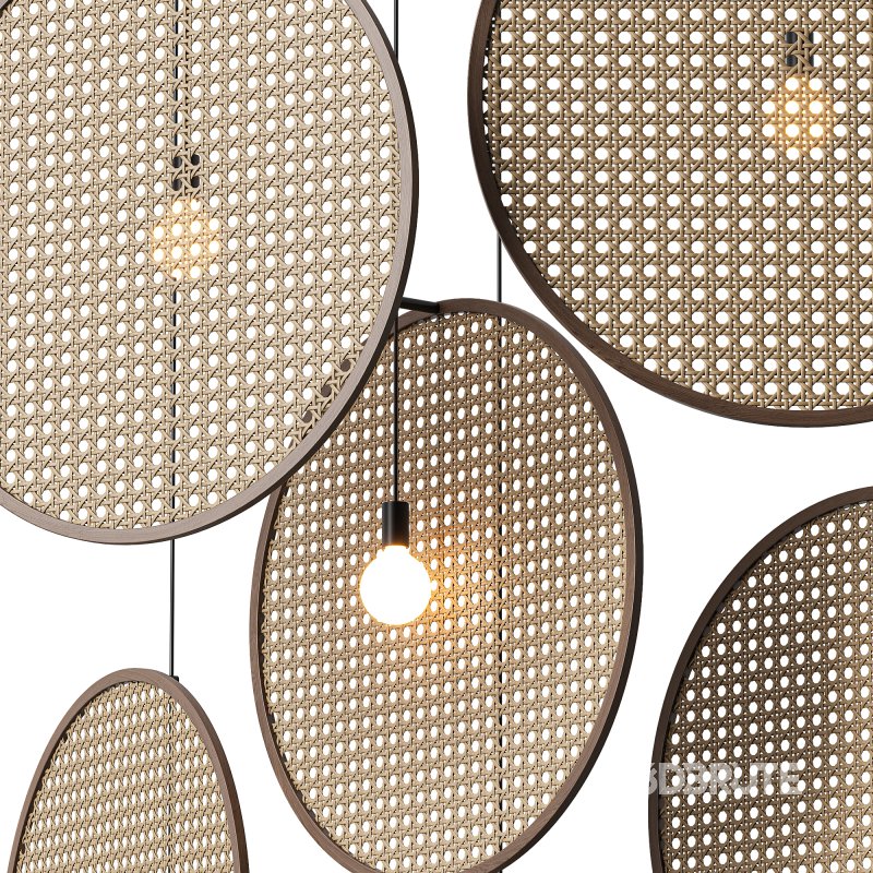 Japanese Style Zen Chandelier Image 4