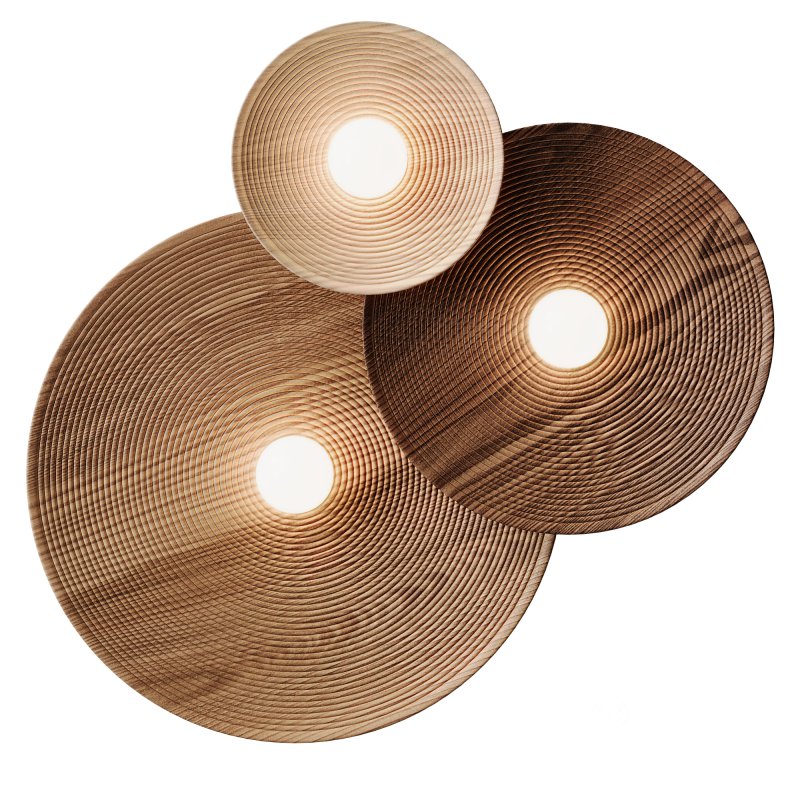 : Concentric Trio Ensemble wall lamp Image 3