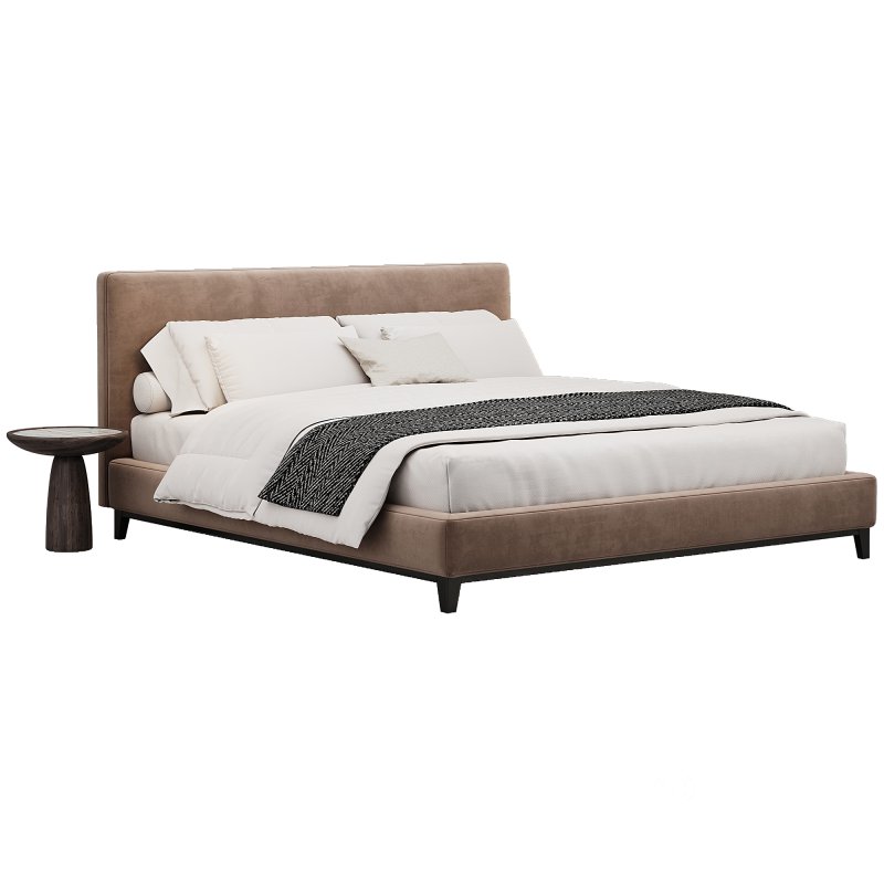 Andersen Double Bed By Minotti Image 1