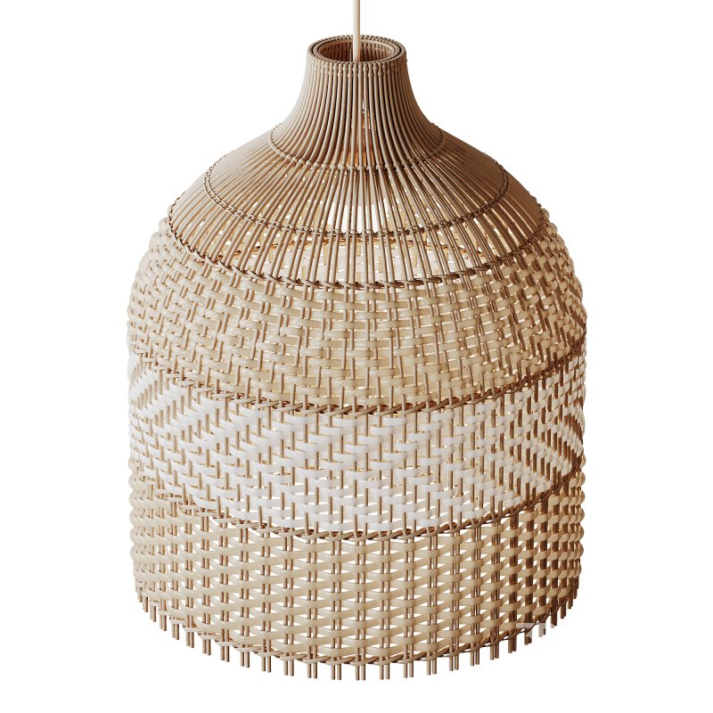 Contemporist Rattan Pendant Light Woven Light Fixture Image 3