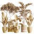 ntal plants. Each plant is placed in finely crafted marble-textured or ribbed pots, enhancing their modern, luxurious appeal. - Thumbnail 5