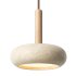 Traditional Japanese Round Wood Pendant Lamps - Thumbnail 2