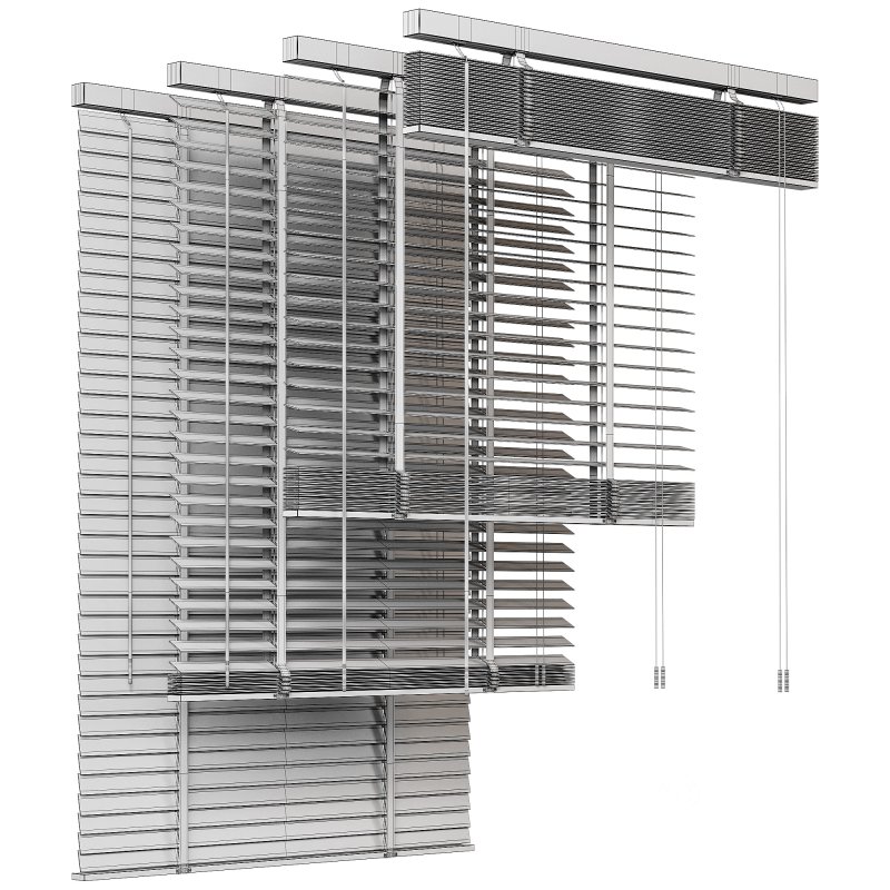 Wooden blinds curtains Image 7