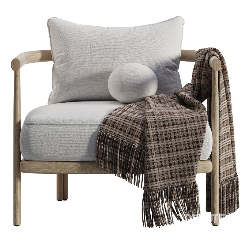 Cove Teak Lounge Chair-Harbour Image 2