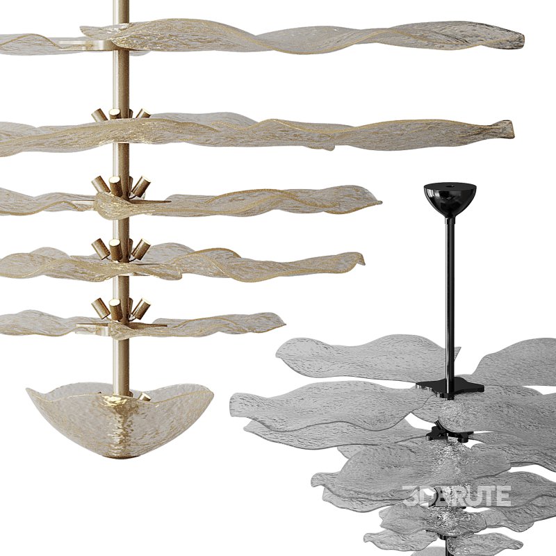 Lustre Lilypad Ambre light Image 8