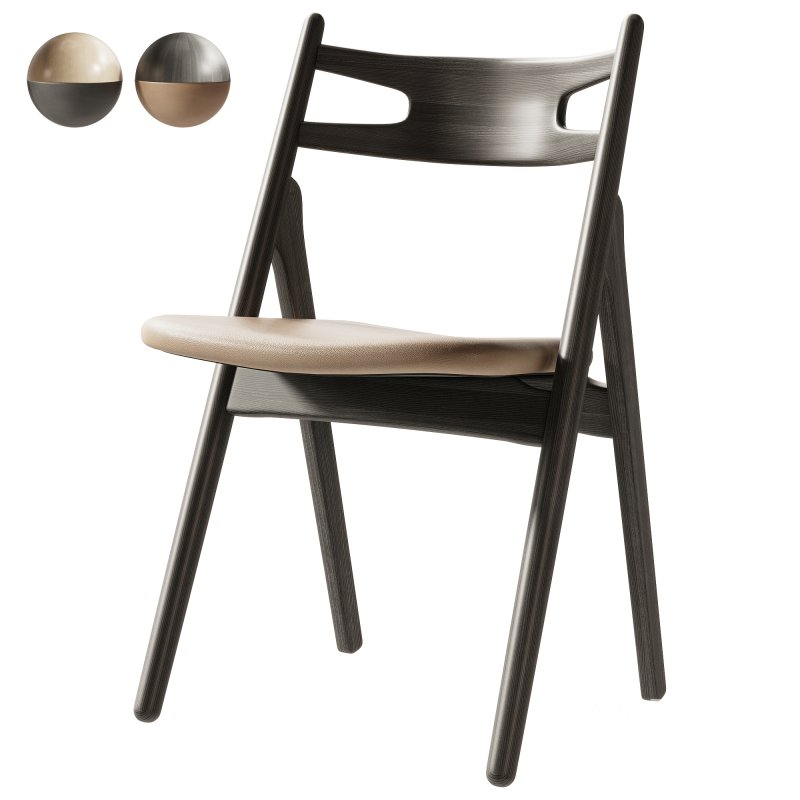 CH29P Sawbuck Chair Image 11