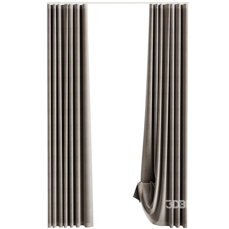 Shower curtain with hidden ceiling cornice Image 5