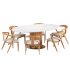Edwin Dining Chair and Murcell Oval Table - Thumbnail 3