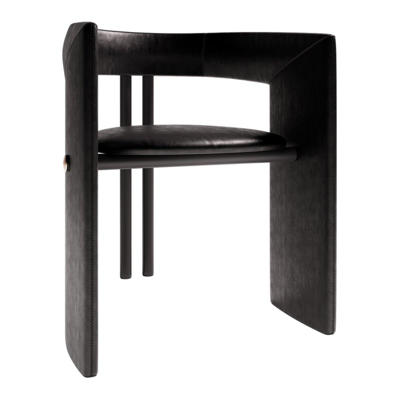 Luca Stefano leather chair Image 3