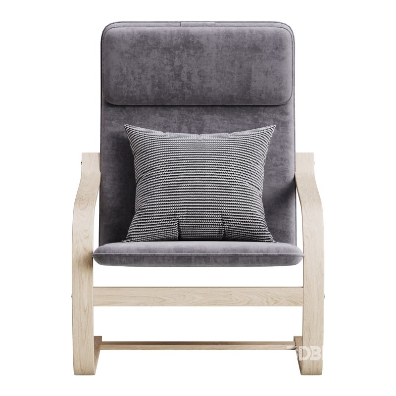 Armchair Mius Fabric Velutto 06 Image 8