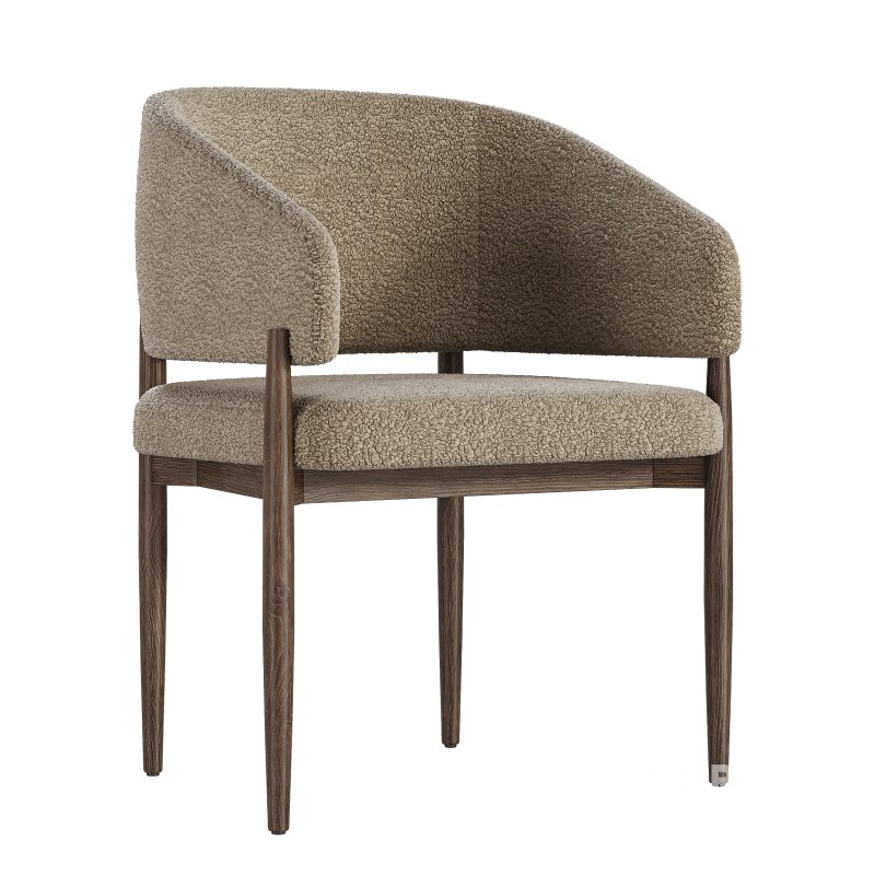 EVA FABRIC DINING ARMCHAIR Image 4