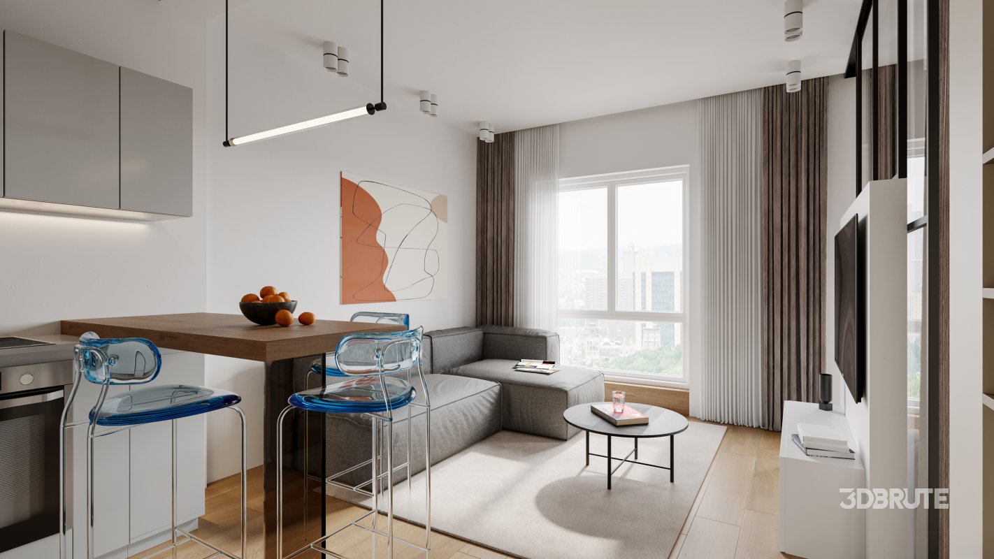 Modern apartment interior Image 5