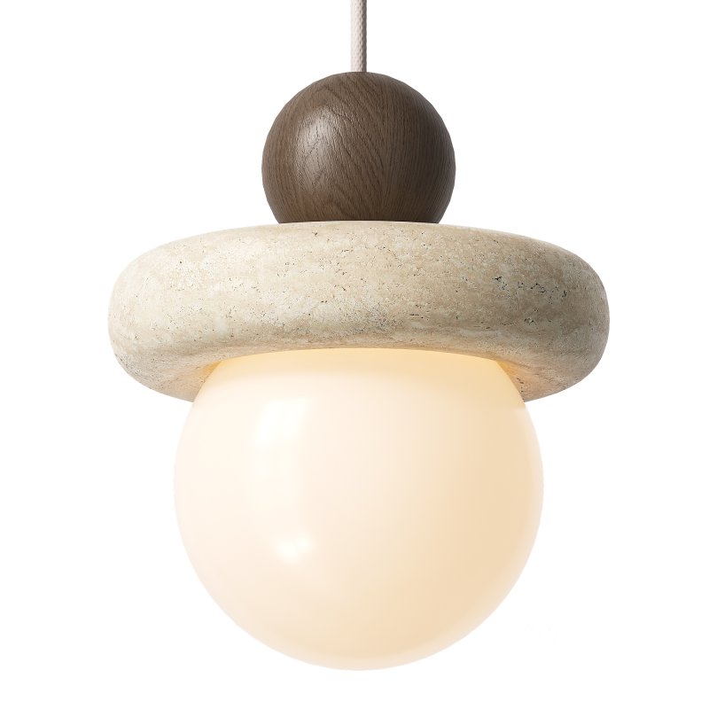 Traditional Japanese Wabi Sabi Pendant Lamp Image 2
