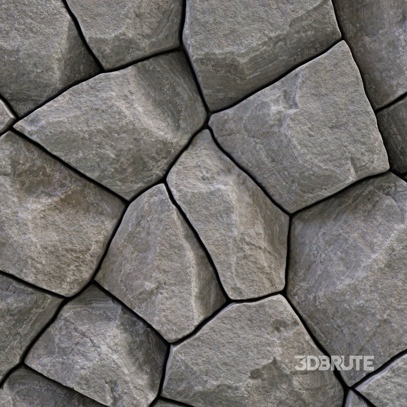 Stone Wall 27 (Seamless) Image 1