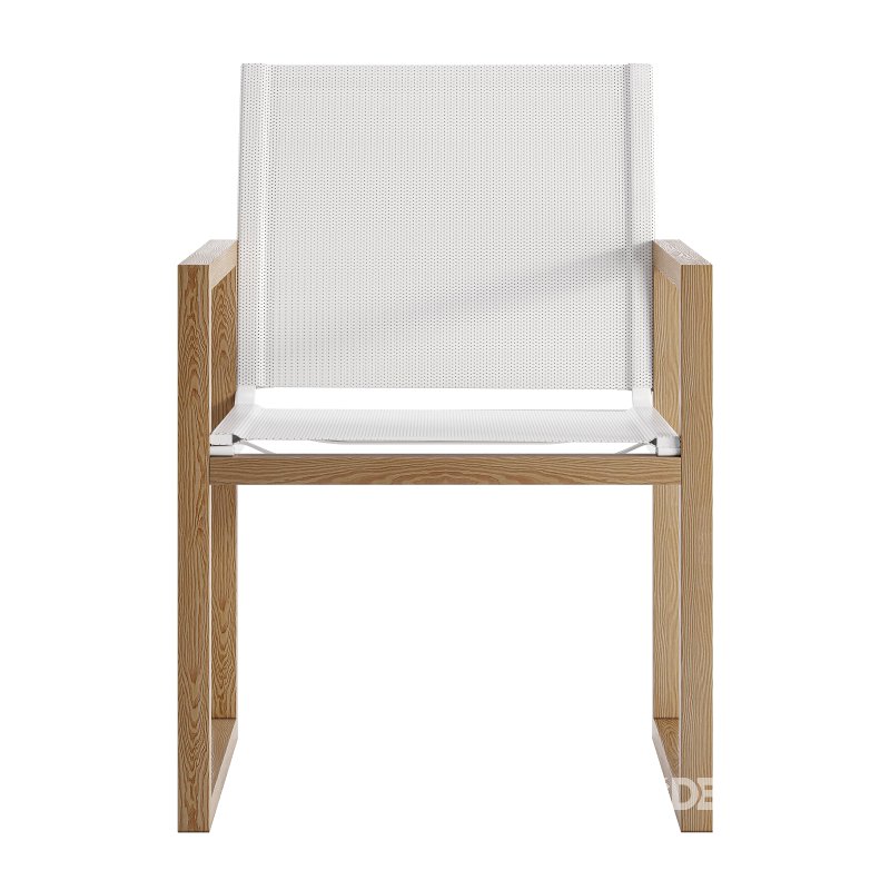 Hayman Teak & Aluminum Dining Chair-harbour Image 4