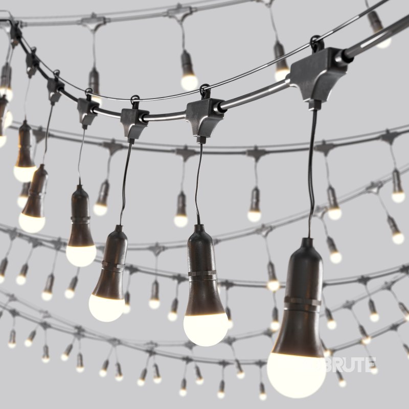 Editable Garland Retro 03 Image 2