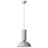 Jeanne Fluted White Porcelain Dome Pendant Light - Thumbnail 4