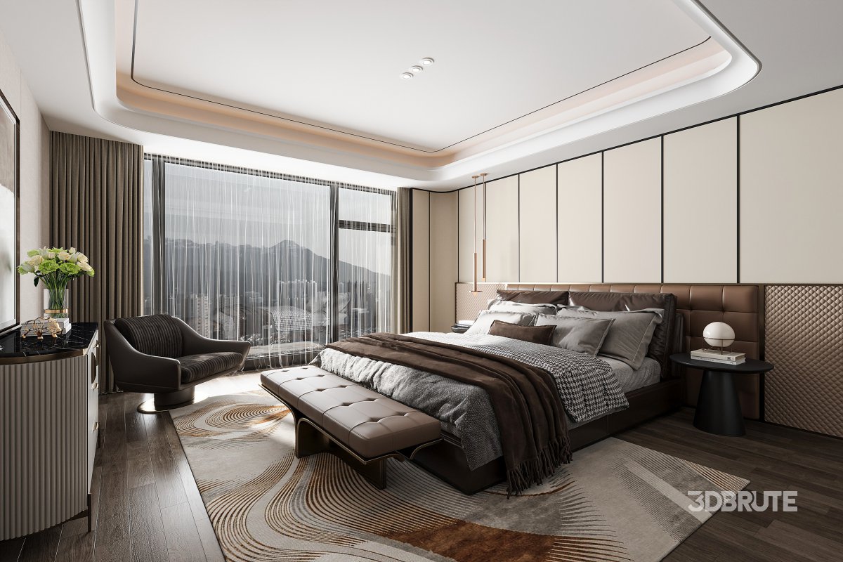 Modern bedroom Image 1