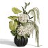 Ivory Hydrangea in a Calm Floral Scene - Thumbnail 1