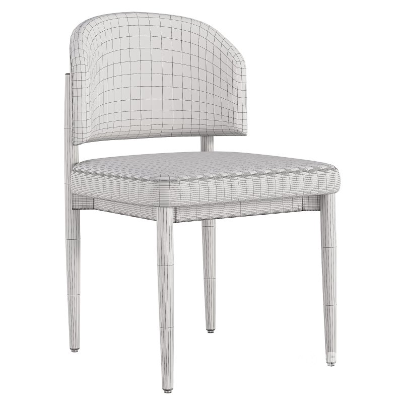 Eva Fabric Dining Side Chair-RH PRO Roy Image 7