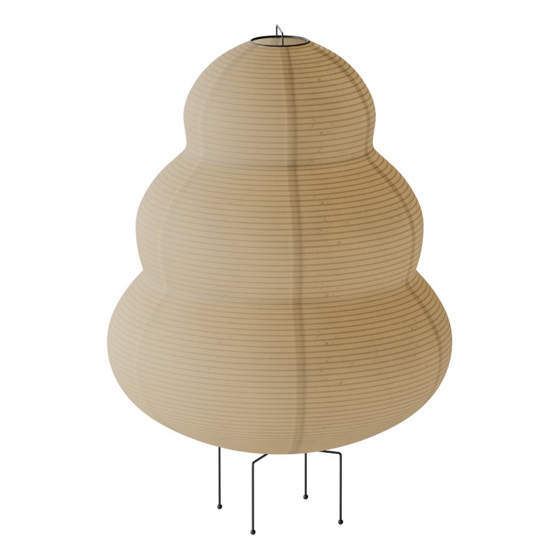Japanese Paper Floor Lamp Image 3
