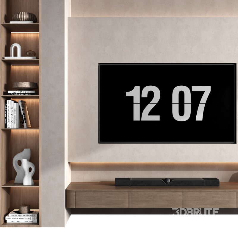 TV Wall-Set 02 Image 4