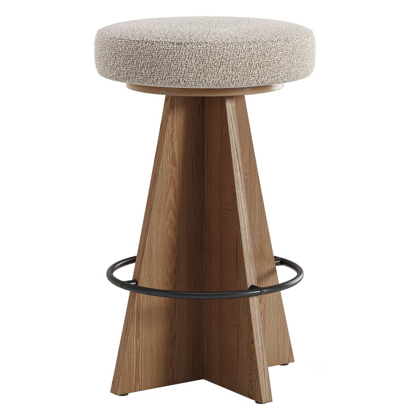 Damon Swivel Bar & Counter Stool-Fourhands Image 2