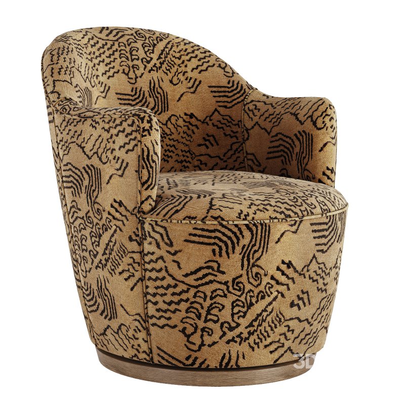 Aurora Swivel Chair-Fourhands Image 1
