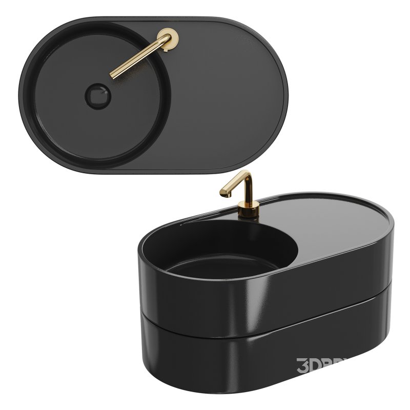 GALASSIA T65 Washbasin Image 2