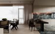 Modern living room and dining room interior scene - Thumbnail 6