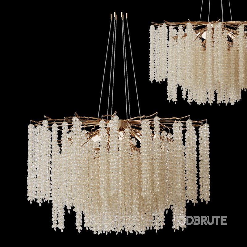 Luxury Crystal LED Chandeliers light Image 4