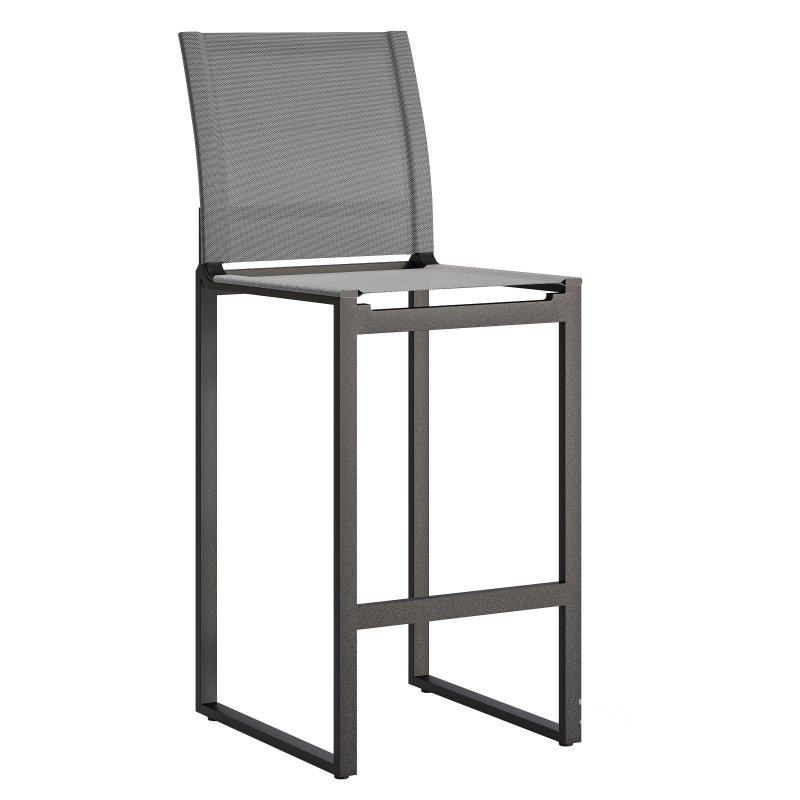 Hayman Aluminum Armless Bar & Counter Stool-Harbour Image 3