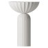 Jeanne Fluted White Porcelain Table Lamp - Thumbnail 3