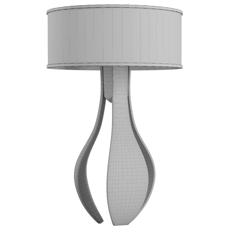 Chloe in Walnut Table Lamp Image 4