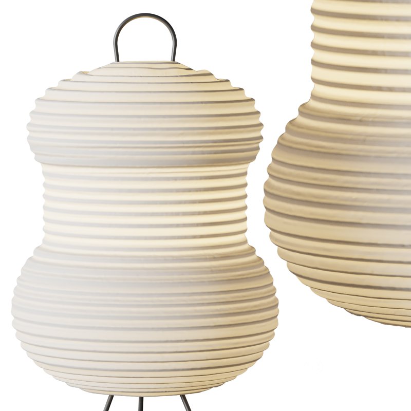 Japanese Noguchi Inspired Table Lamp Image 6