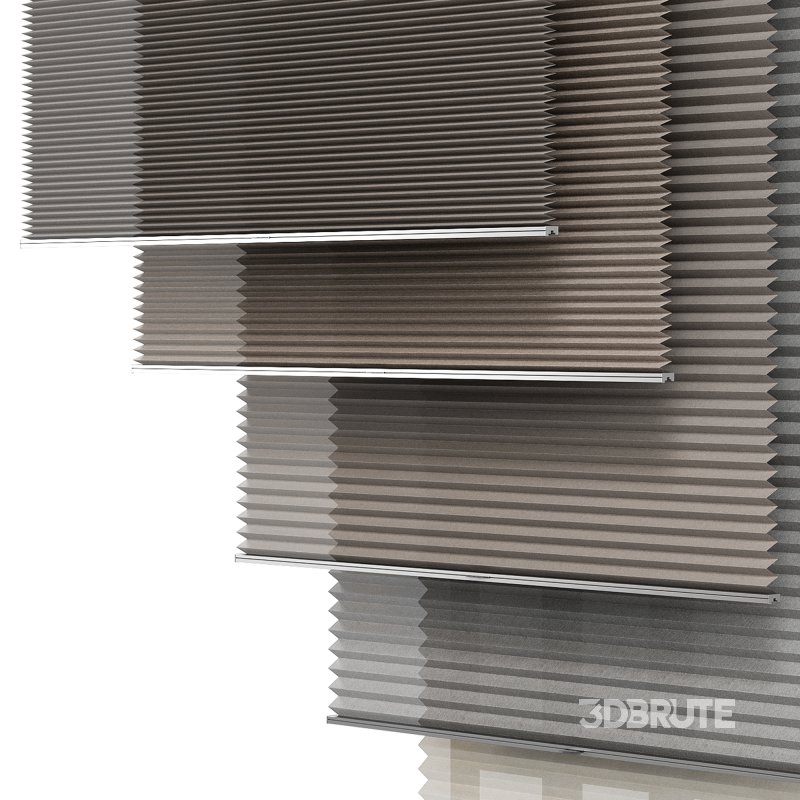 Roman pleated blinds Image 2