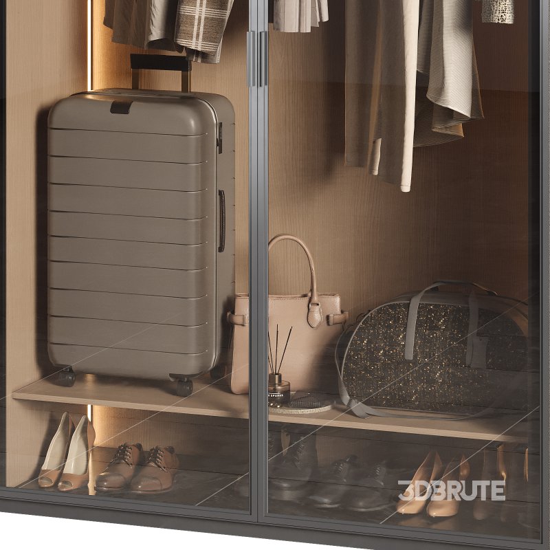 Contemporary Wardrobe Closet 05 Image 5