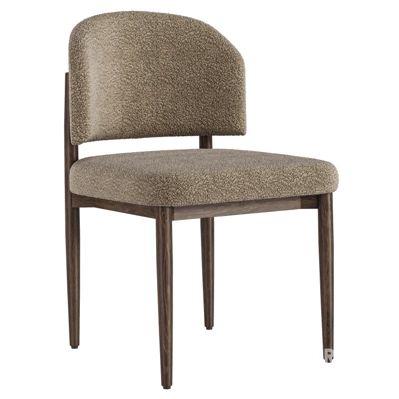 Eva Fabric Dining Side Chair-RH PRO Roy Image 3