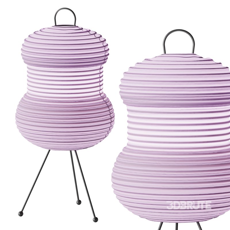 Japanese Noguchi Inspired Table Lamp Image 8