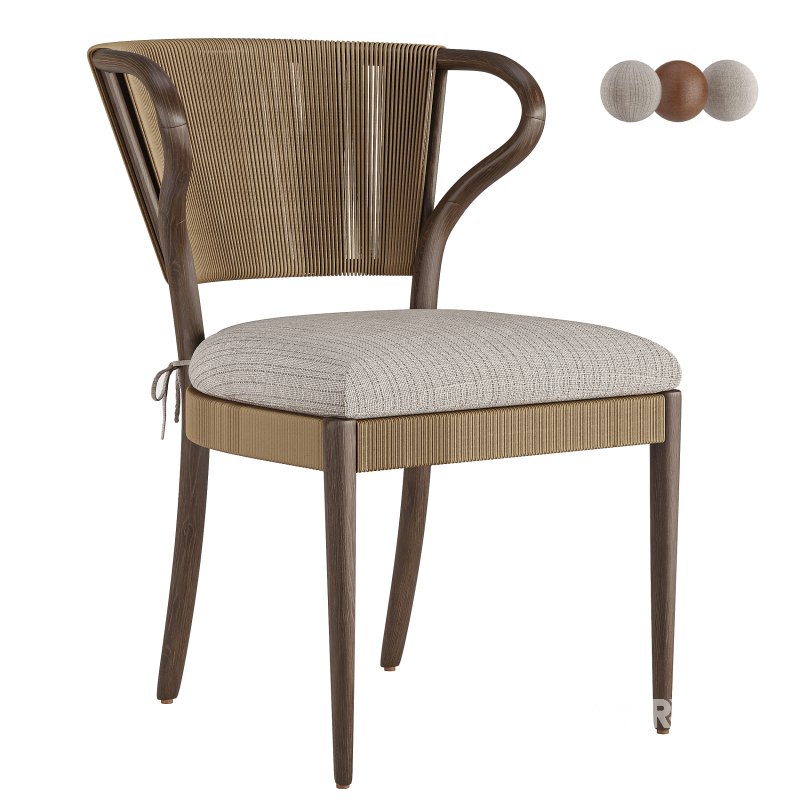 Amira Armless Dining Chair-Fourhands Image 1