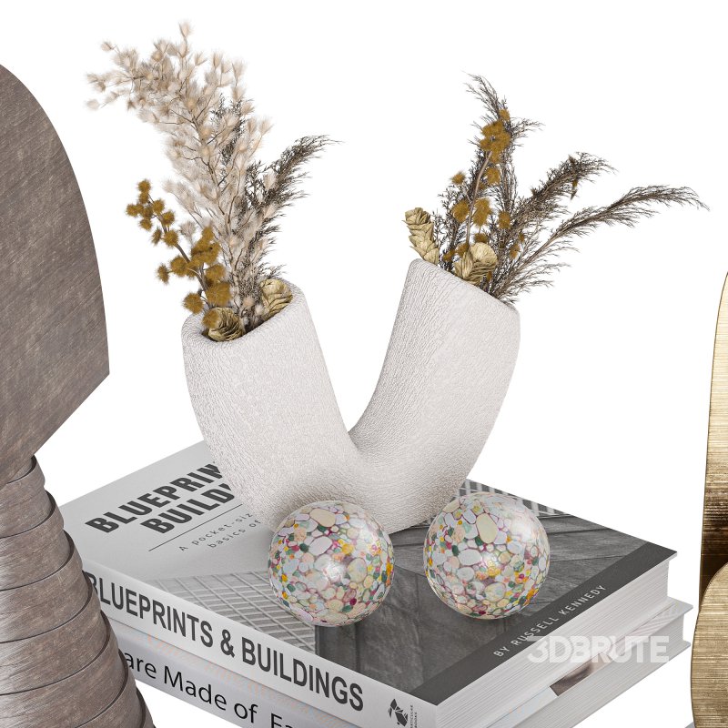 Decorative_set_with_Tortoise_Glass_Candles Image 1