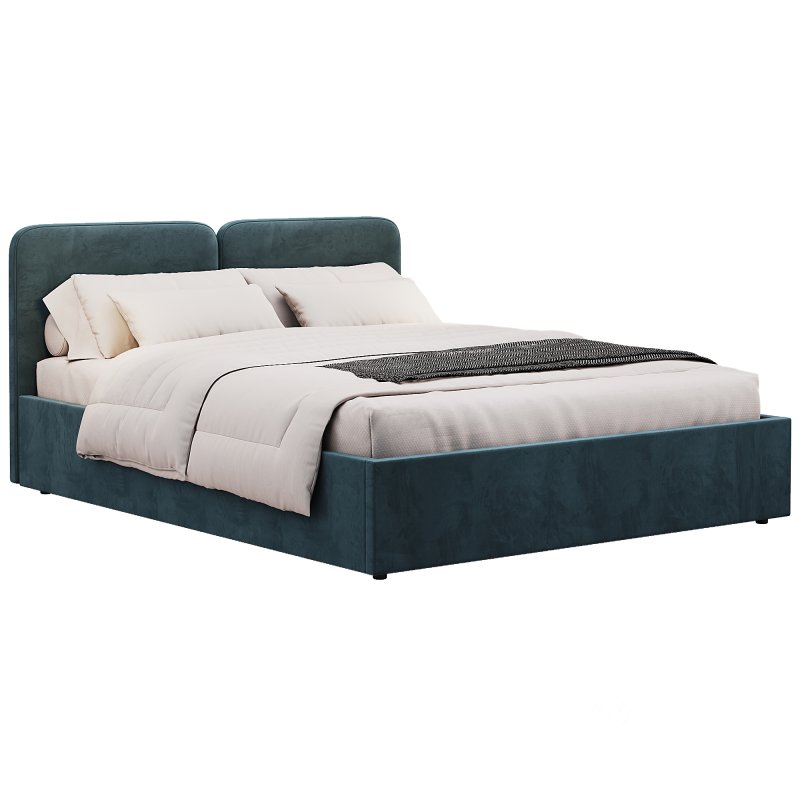 Vilena 160 Velvet Bed By Divan.ru Image 3