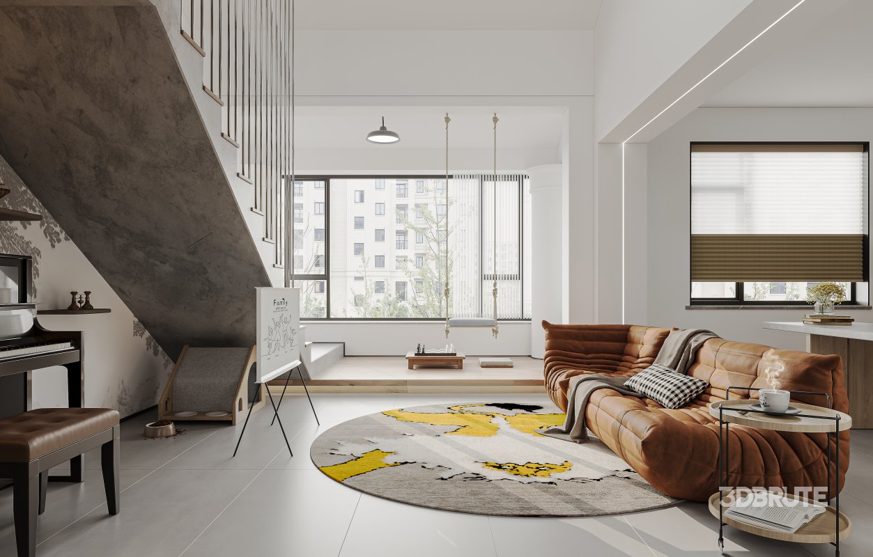 Modern apartment interior Image 5