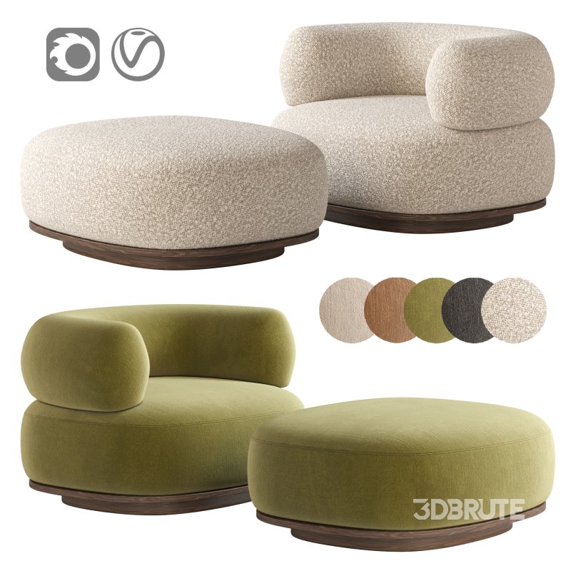 Split Armchair by Emmanuelle Simon Image 1